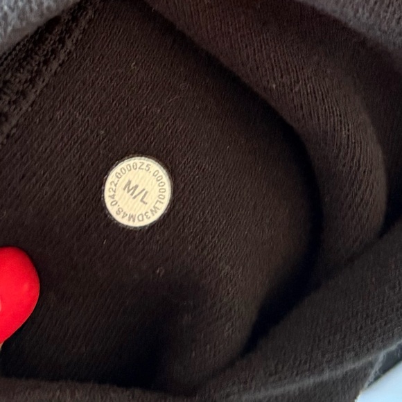 Lululemon scuba oversized hoodie 1/2 zip black size M/L - Picture 2 of 3